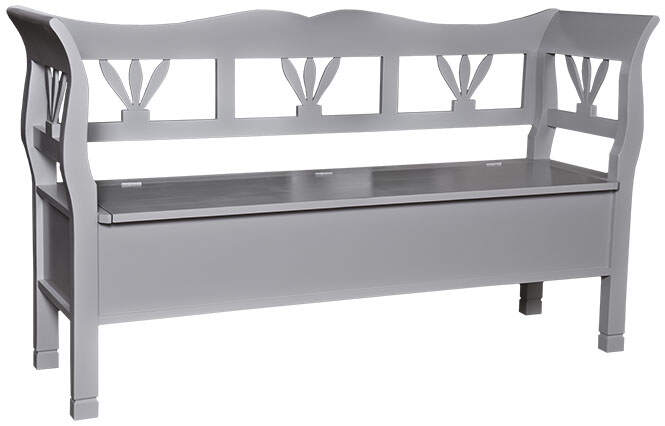 Truhenbank im Landhausstil - Eichenplatte Konfigurator alles frei wählbar