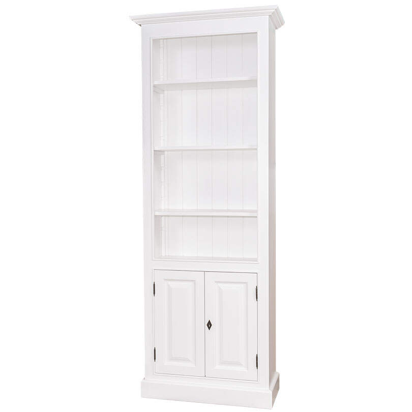 Landhaus Hochschrank mit Zierleiste Konfigurator alles frei wählbar