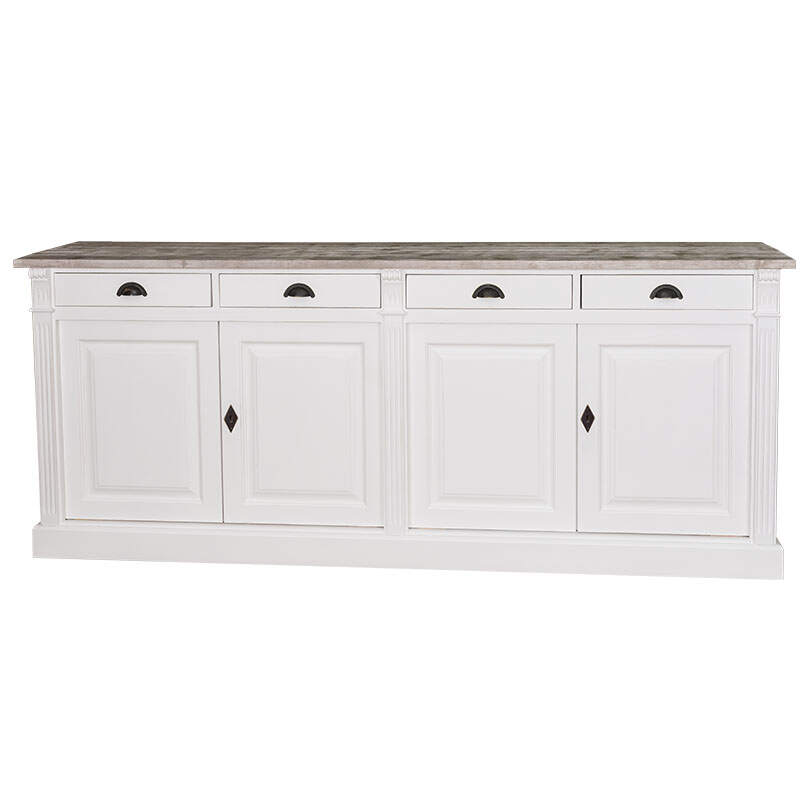 Buffet-Anrichte Salzburg im Landhausstil - Eichenplatte Konfigurator alles frei wählbar