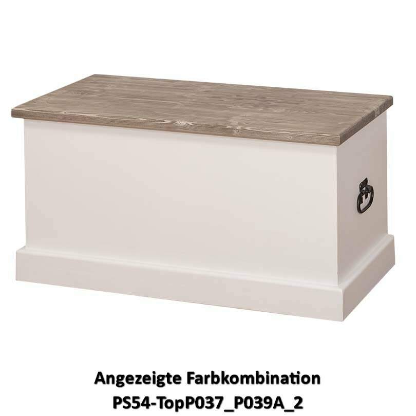 Massivholz Truhe mit Landhausoptik shabby chic / antik look