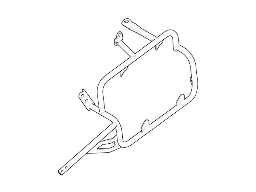 BMW: Kofferhalter links für BMW R1200GS A (K25)