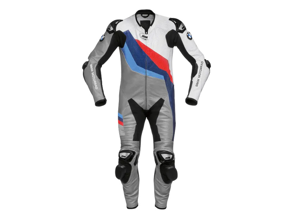 BMW M Pro Race Comp Lederkombi (Herren | silber) Farbe: Silber Größe: 48