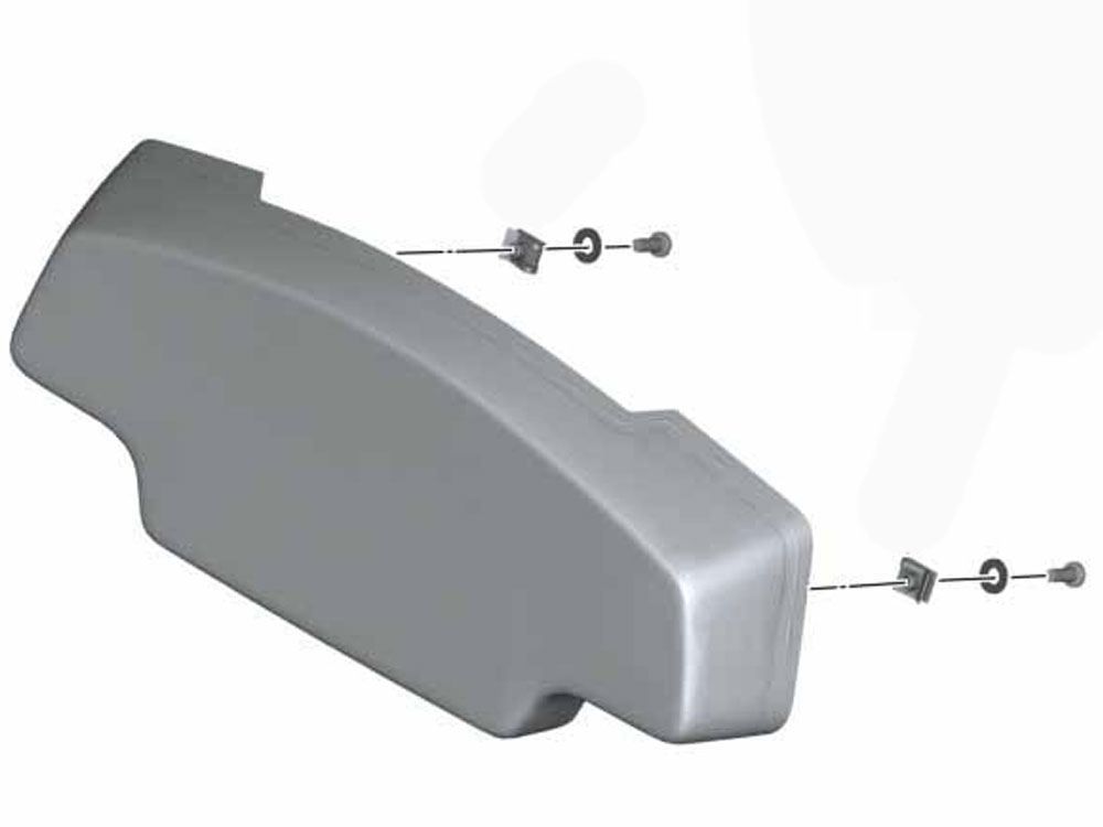 BMW Rückenpolster für Topcase C evolution (2014-2016) C600 / 650 Sport (2012-2017) C650 GT (2012-2017)