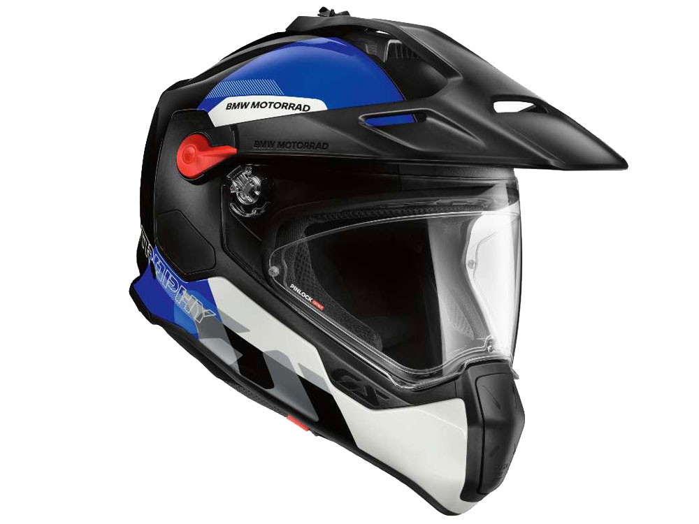 BMW GS Rallye Carbon Enduo Motorradhelm (Trophy) Farbe: Schwarz Größe: 64