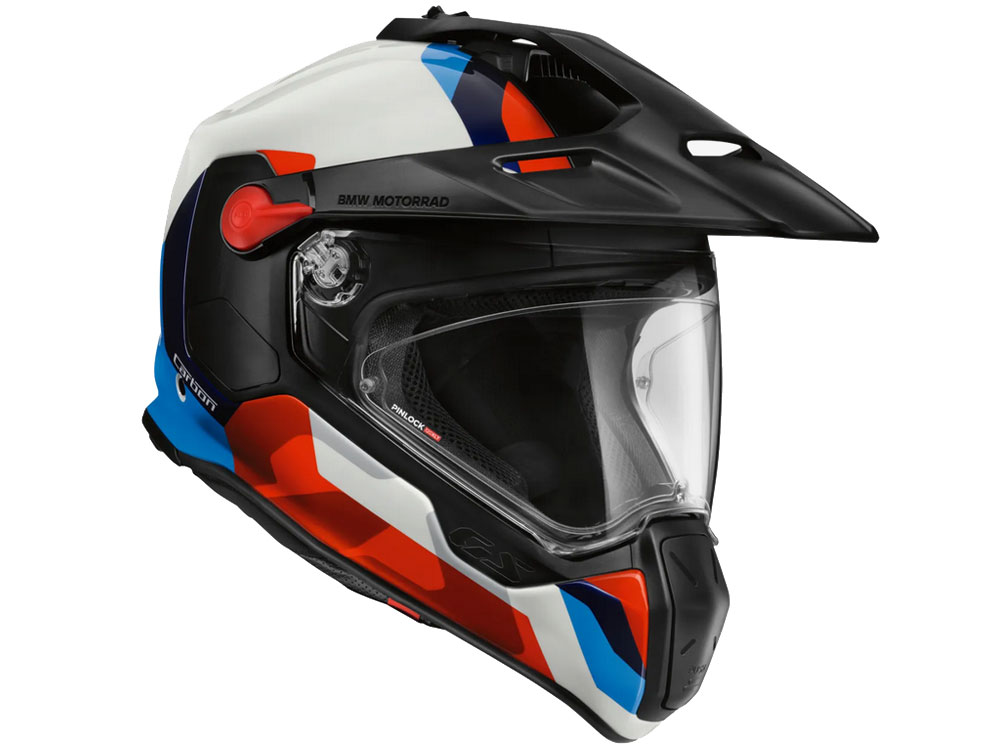 BMW GS Rallye Carbon Enduo Motorradhelm (Calama) Farbe: Schwarz Größe: 64