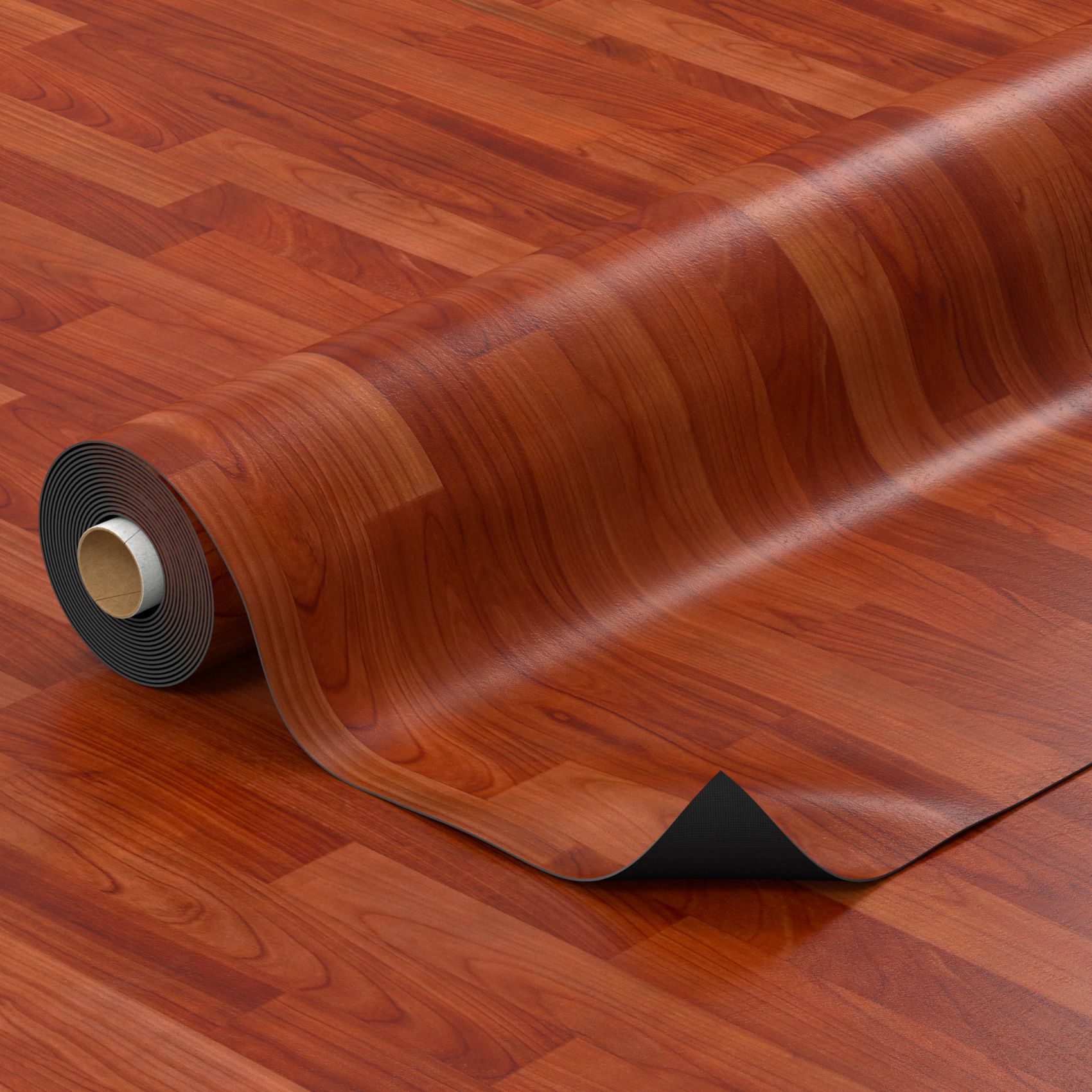 PVC Bodenbelag Holzoptik Meterware Vinylboden Fußbodenbelag 140cm Breit Bodenschutzmatte 100x140cm