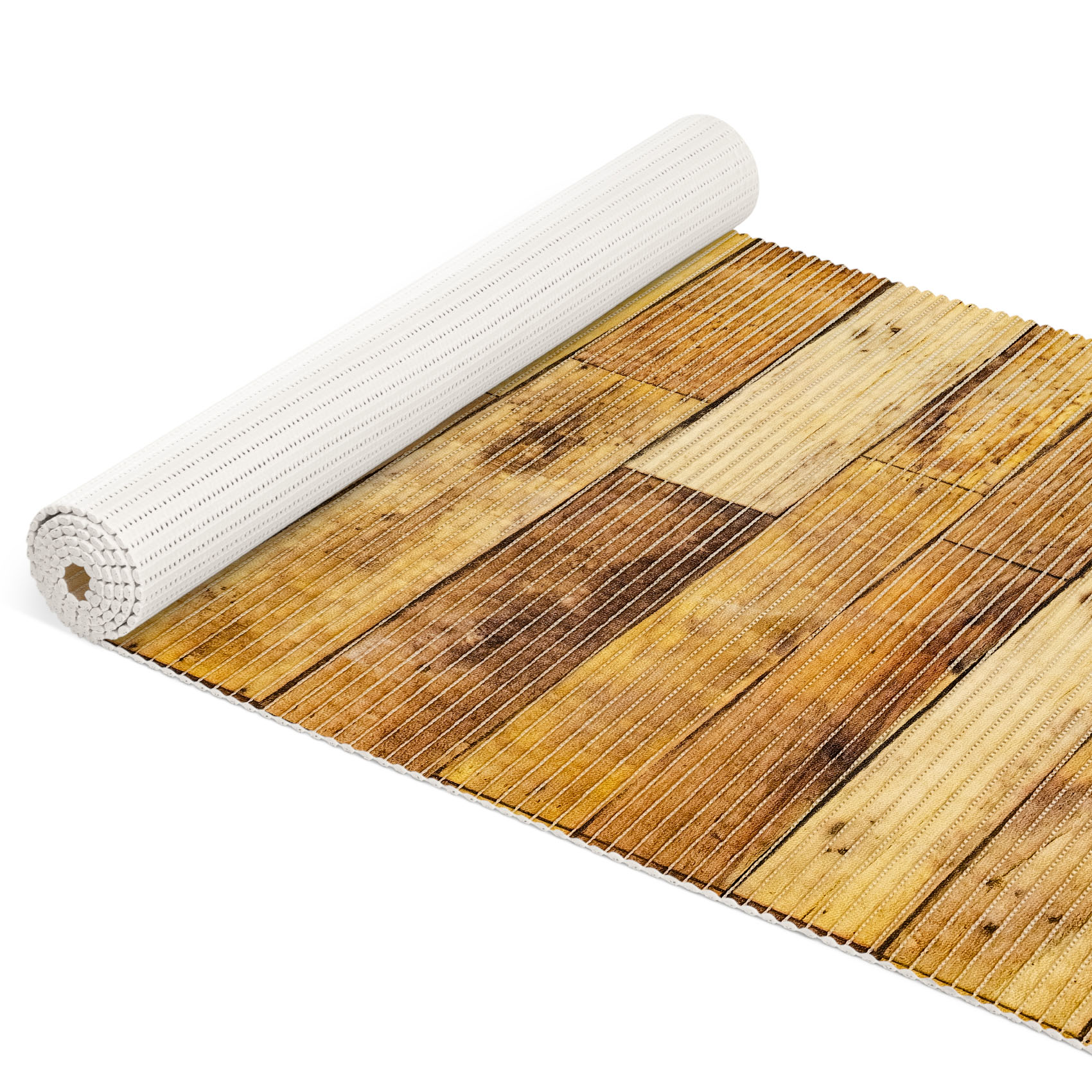 Weichschaummatte Bad Weichschaum Badematte Beige Natur Holz Breite 65cm Meterware Rund 65cm