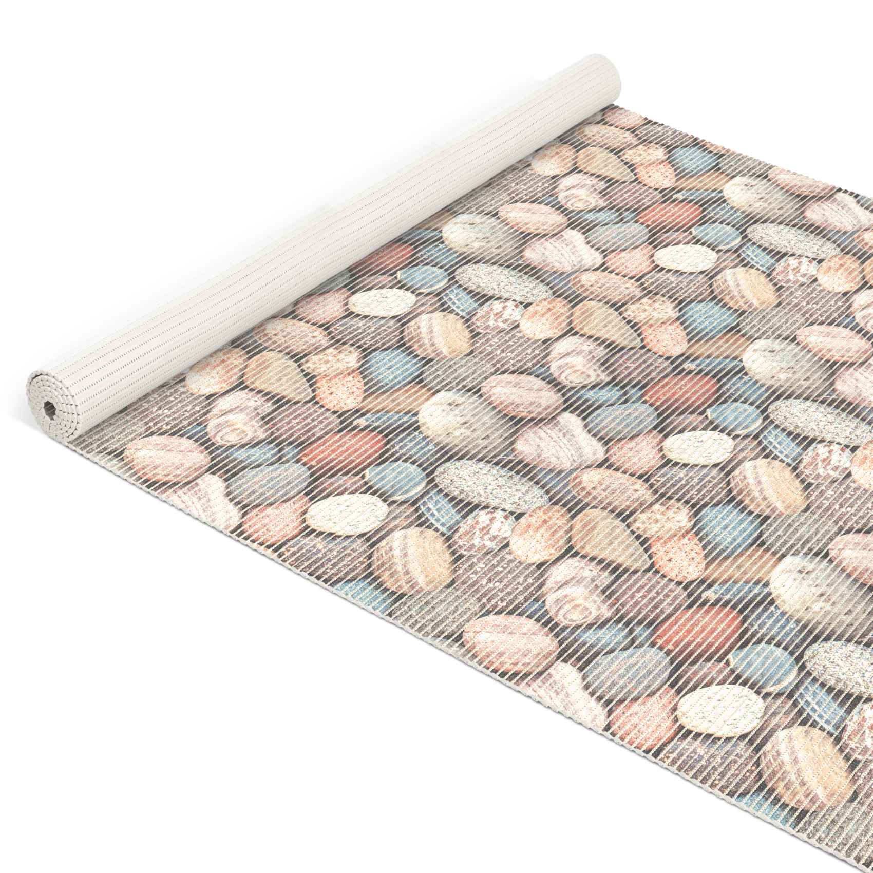 Weichschaummatte Badematte Weichschaum Bad Steine Breite 130cm Meterware 100x130cm