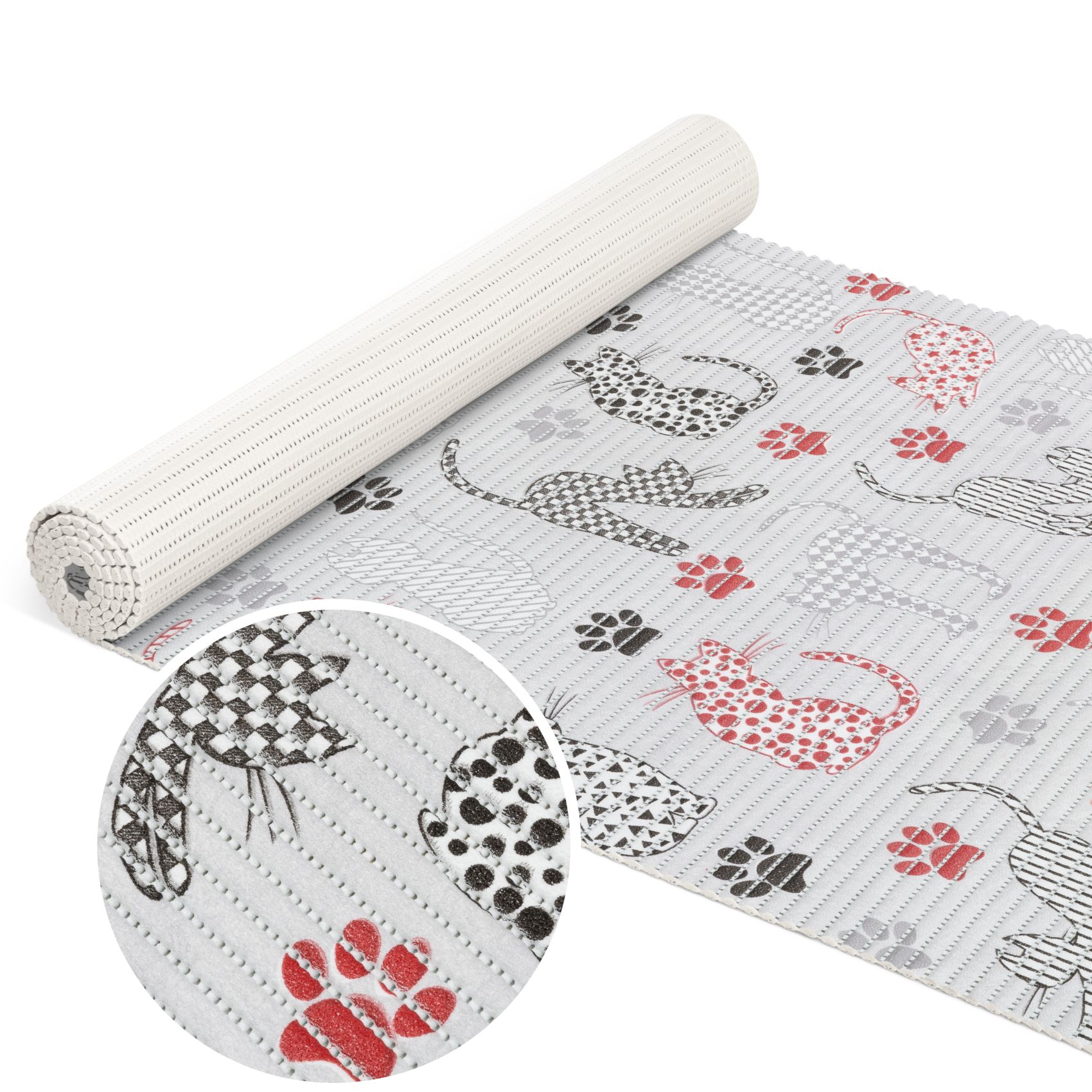 Weichschaummatte Bad Weichschaum Badematte Breite 65cm Katzen 100x65cm