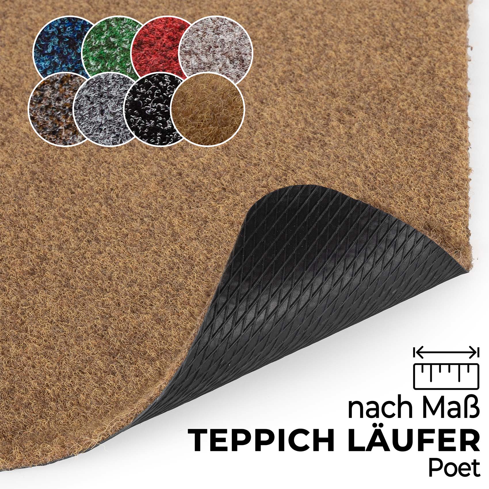 Teppichläufer Flur Läufer Poet Sauberlaufmatte nach Maß