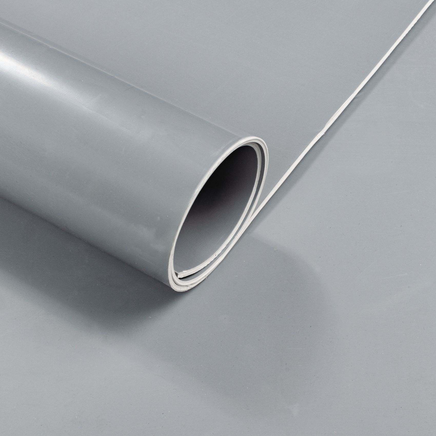 Gummimatte Gummiläufer Glatt 3mm Grau 100cmx50cm, Geruchslos - Bodenbelag, Bodenmatte