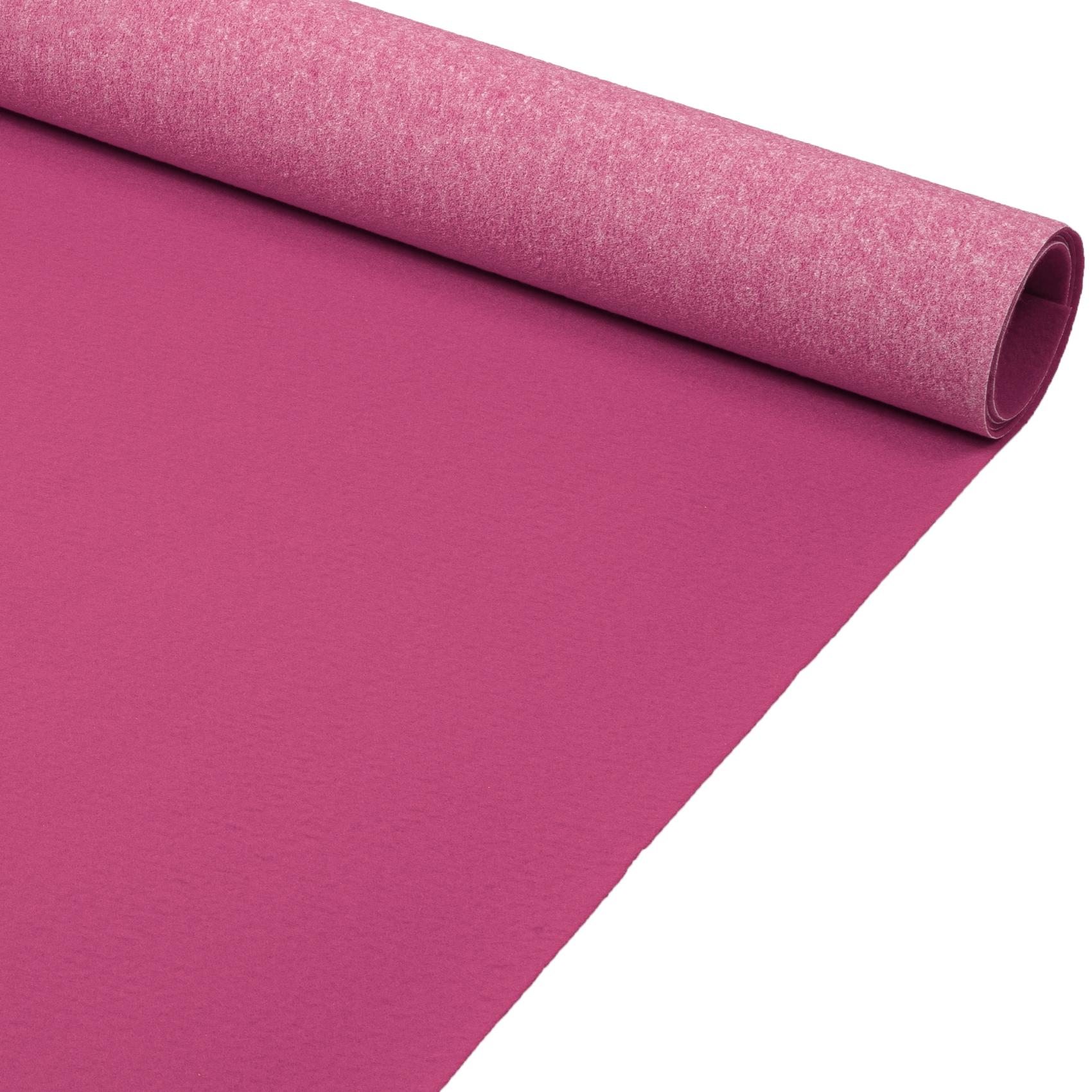 Messeteppich Meterware Eventteppich Läufer Teppich für Messe Events Büro BFL-S1 Magenta 100 cm 100 cm