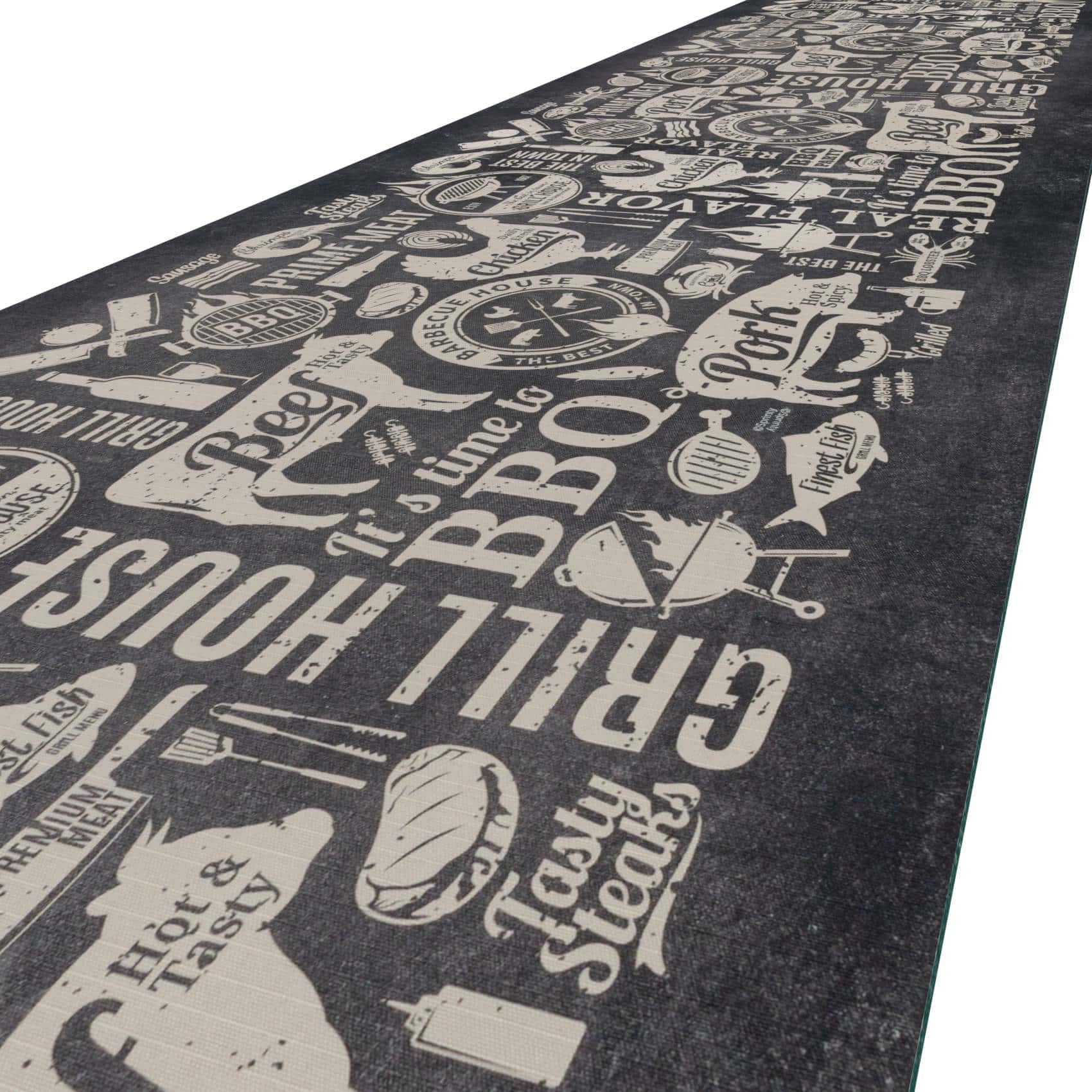 Küchenläufer Küchenteppich Läufer Flur Teppichläufer Sprinty Grill House 52cm Breite 100x52cm