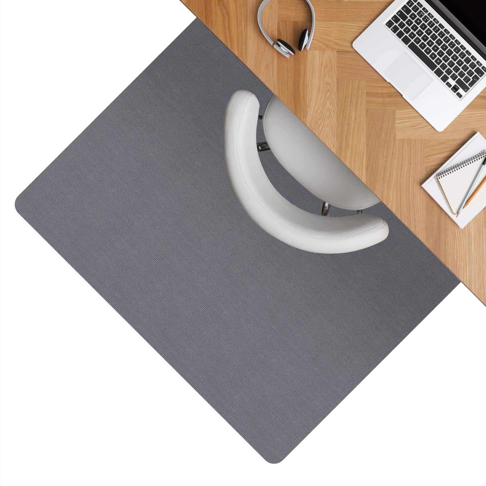 Antirutschmatte Bodenmatte selbsthaftend Teppich Bodenbelag in Meterware Grau Nemesis 120x150cm