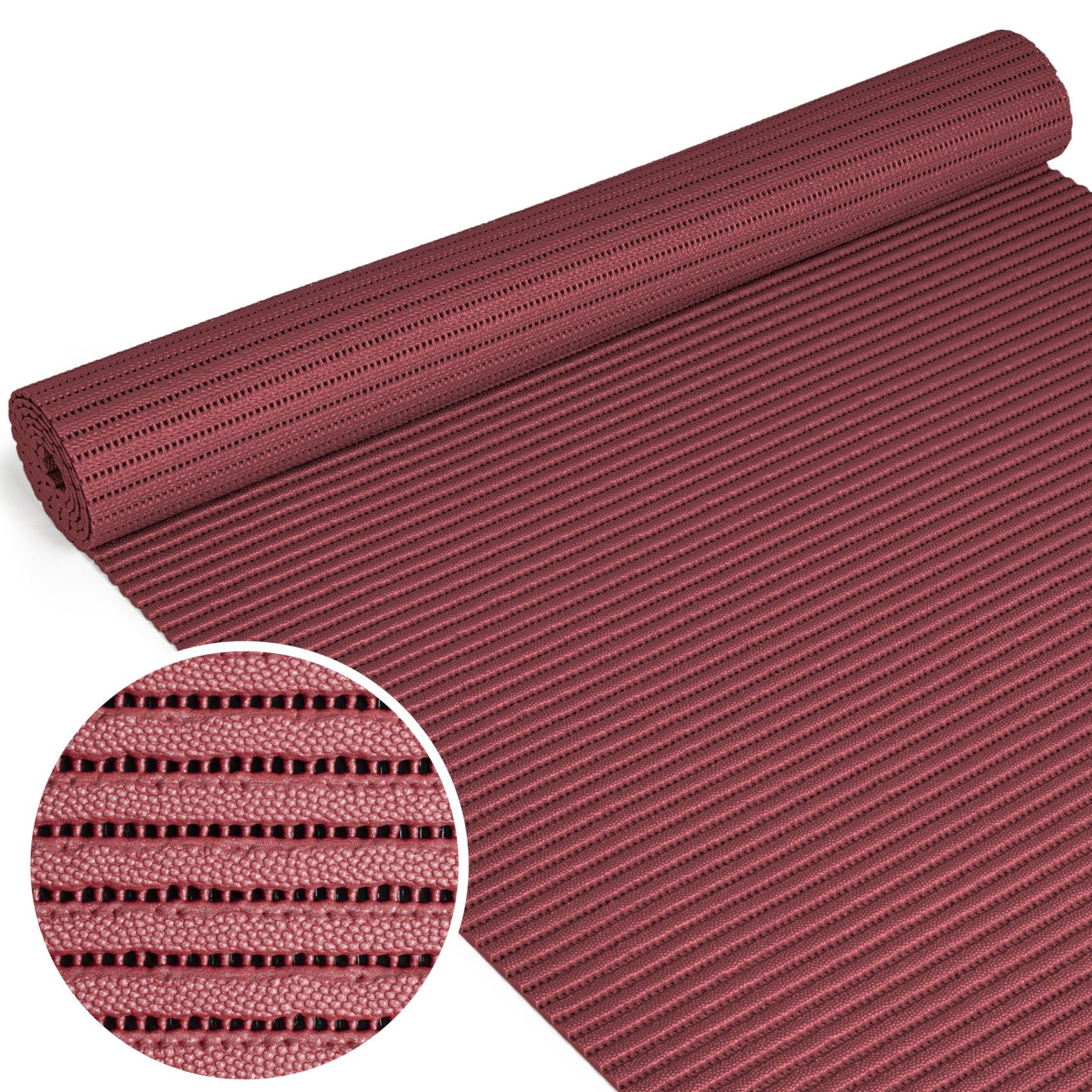 Weichschaummatte Badematte Weichschaum Bad 2 Breiten Classic Uni Einfarbig Meterware Uni Weinrot 65cm 100cm