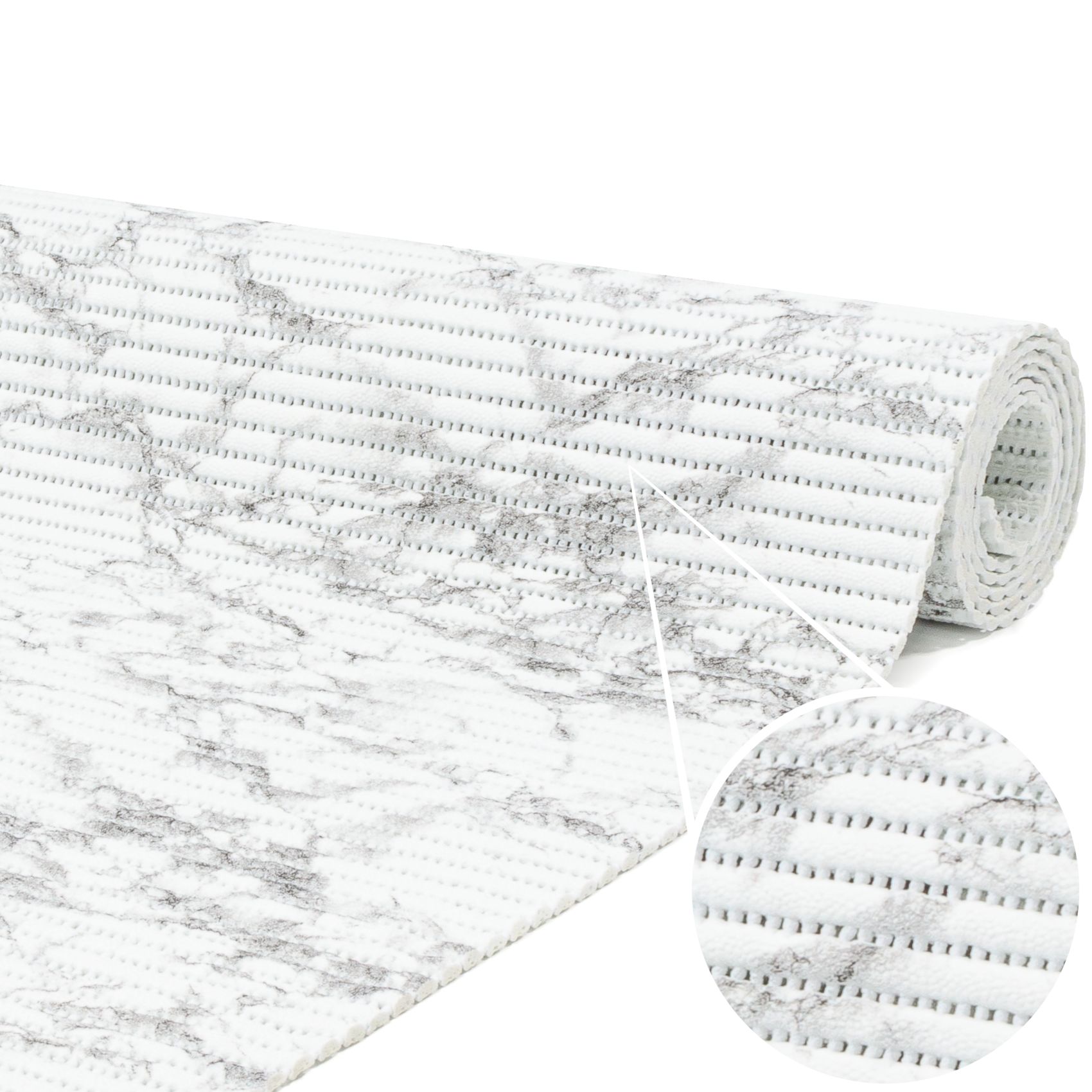 Weichschaummatte Badematte Marmor Grau 80x65cm