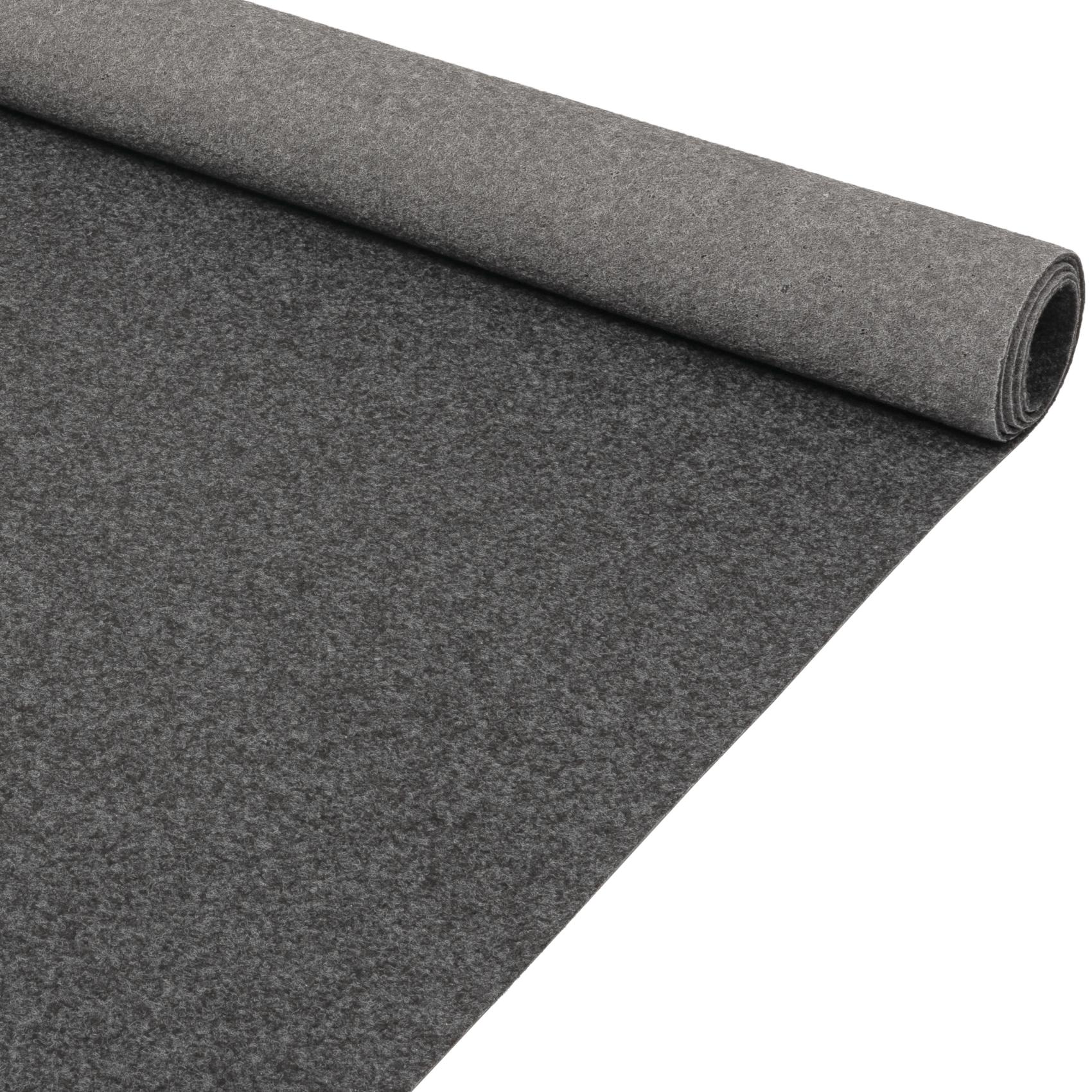 Messeteppich Meterware Eventteppich Läufer Teppich für Messe Events Büro BFL-S1 Grau 60 cm 100 cm