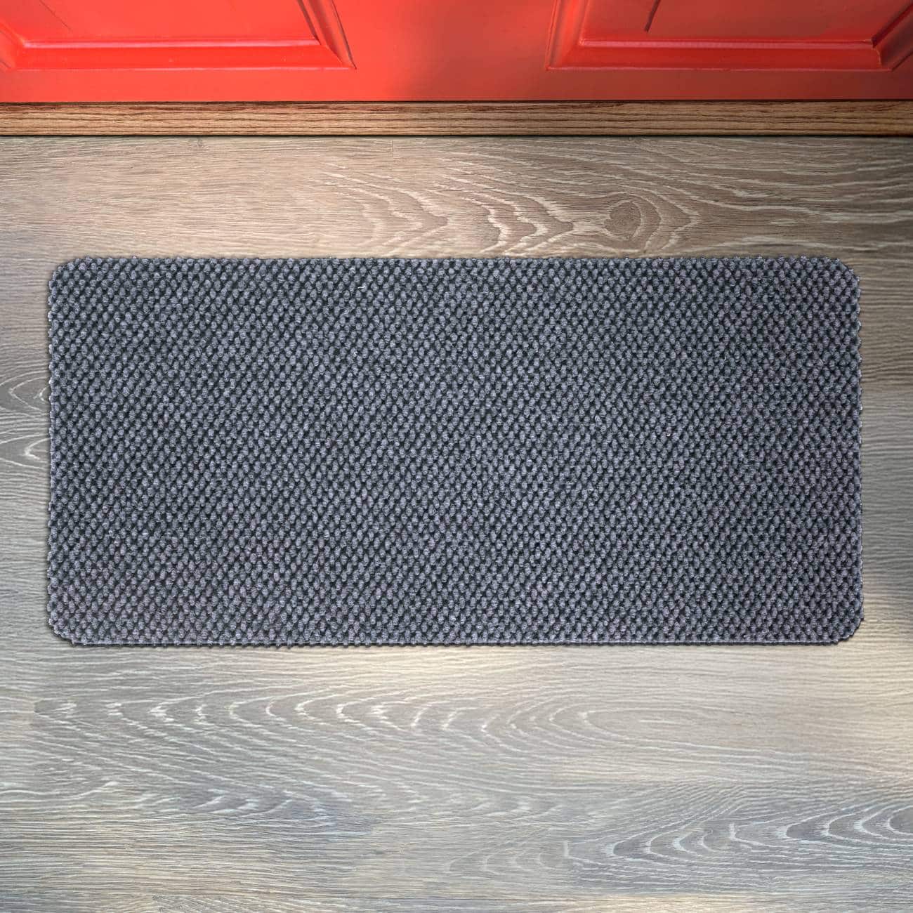 Fußmatte Schmutzfangmatte Fußabtreter Fußabstreifer Sauberlaufmatte robust BOB Grau viele Größen 60 x 30 cm