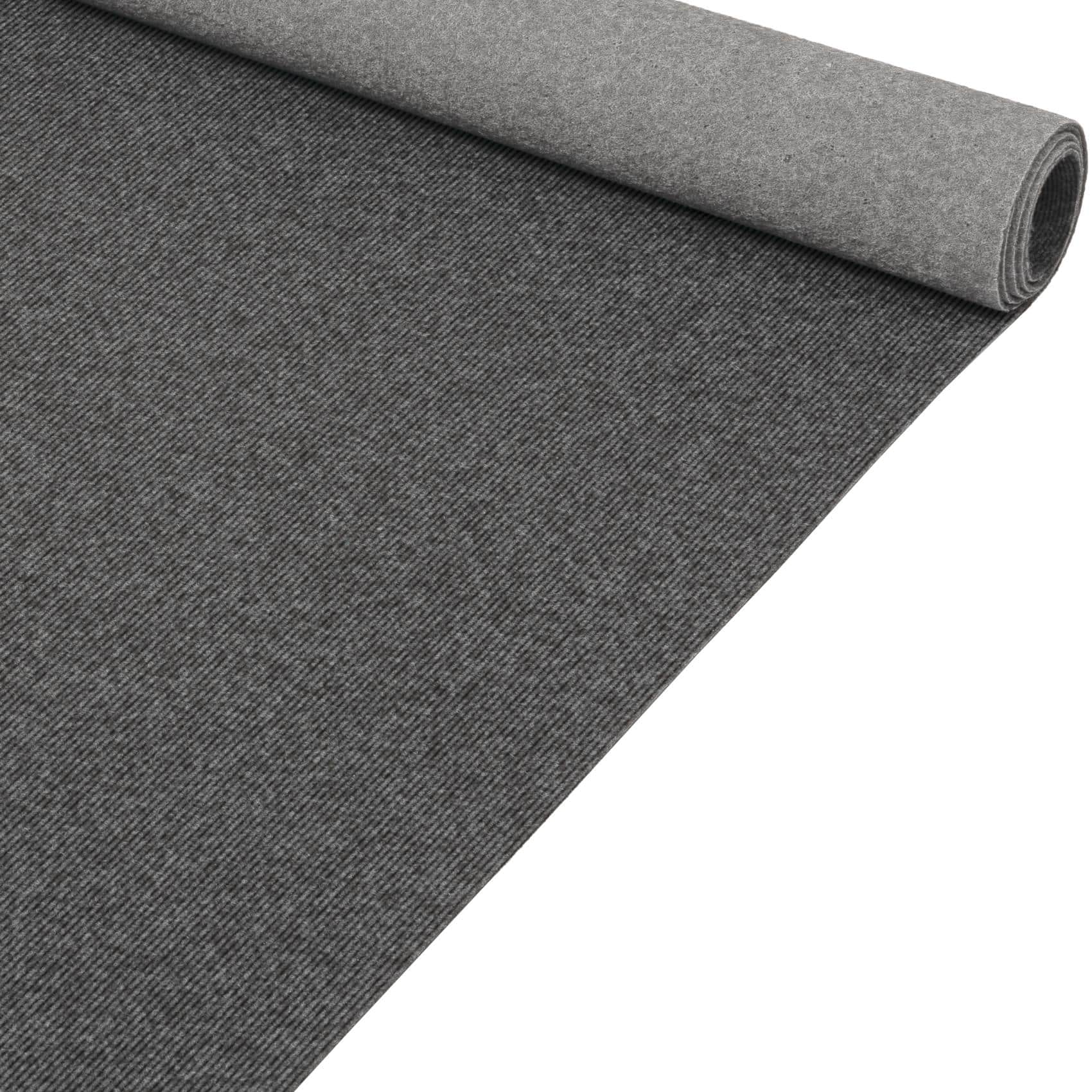 Messeteppich Rips Teppich für Messe Büro Eventteppich Meterware BFL-S1 Grau 100cm