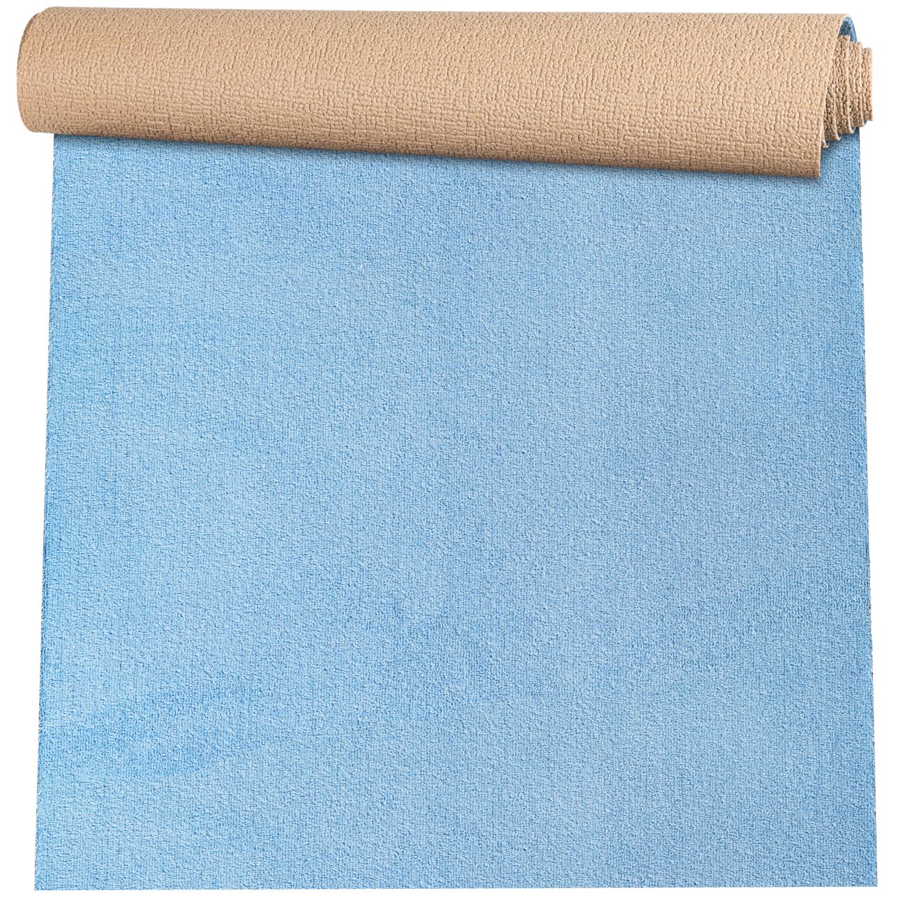 Badematte Badteppich Badezimmer Teppich Mikrofaser Hellblau 100x60 cm