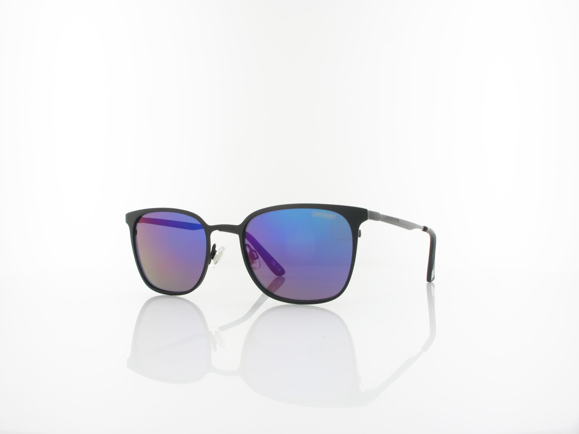 Superdry Vintage duo 027 53 matte black / oil slick mirror