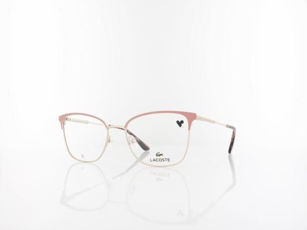 Lacoste L2303 662 53 nude rose gold
