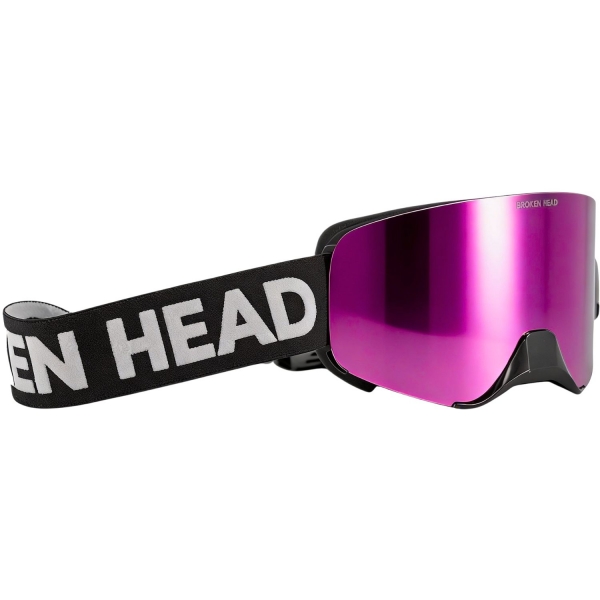 Broken Head Motocross-Brille Magnetic-Struggler Pink Verspiegelt