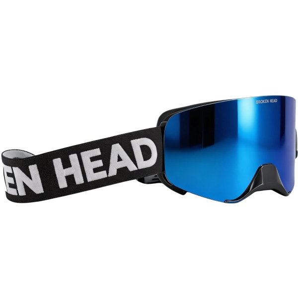 Broken Head Motocross-Brille Magnetic-Struggler Blau Verspiegelt