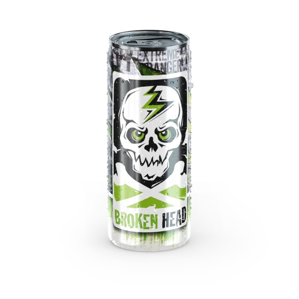 12 x Broken Head Energy Drink (Inkl. 3,00€ Pfand)