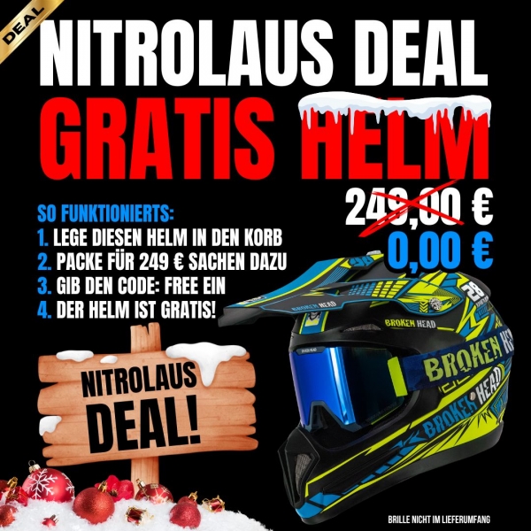 Broken Head Division MX - Motocrosshelm & Supermoto-Helm