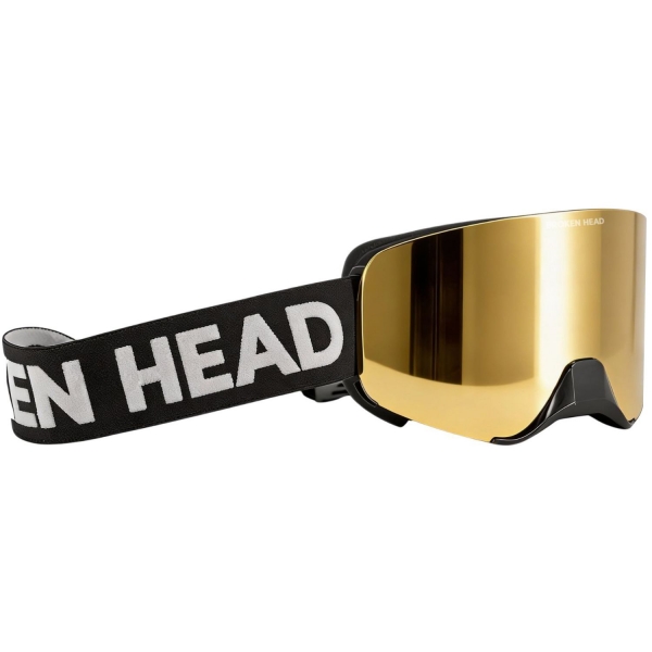 Broken Head Motocross-Brille Magnetic-Struggler Gold Verspiegelt