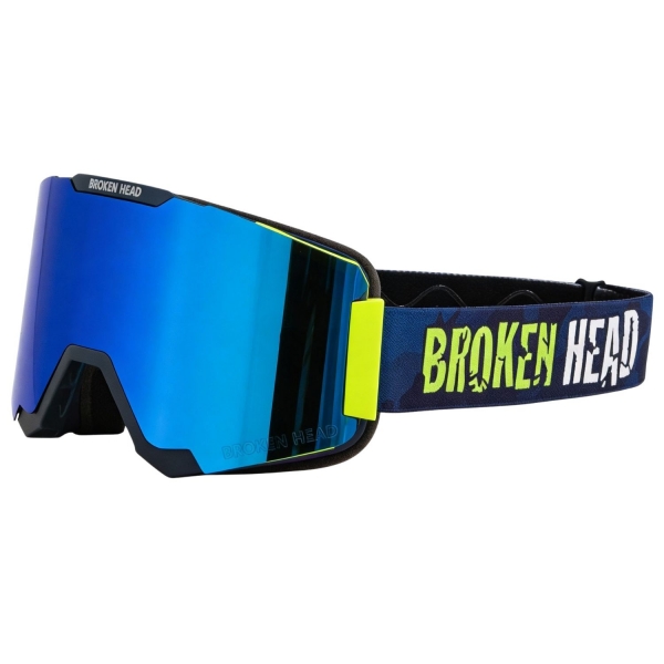 Broken Head MX-Brille Magnetic-Regulator Blau Verspiegelt