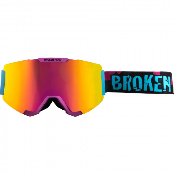 Broken Head MX-Brille Magnetic-Regulator Pink Verspiegelt