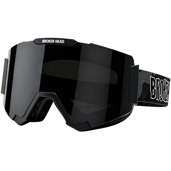 Broken Head MX-Brille Goggle Magnetic-Regulator Schwarz Camouflage