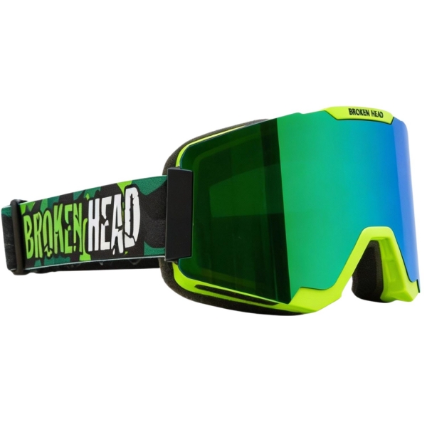 Broken Head MX-Brille Magnetic-Regulator Grün Verspiegelt