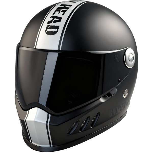 Broken Head Hated & Proud Motorradhelm + Schwarzes Visier