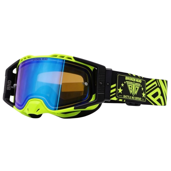 Broken Head Motocross-Brille BND Battle gelb