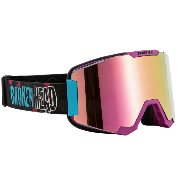 Broken Head MX-Brille Magnetic-Regulator Pink Verspiegelt