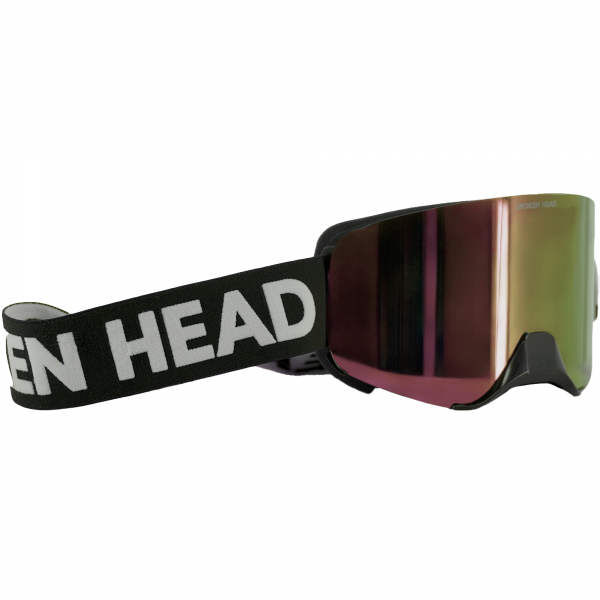 Broken Head Motocross-Brille Magnetic-Struggler Rosegold Verspiegelt
