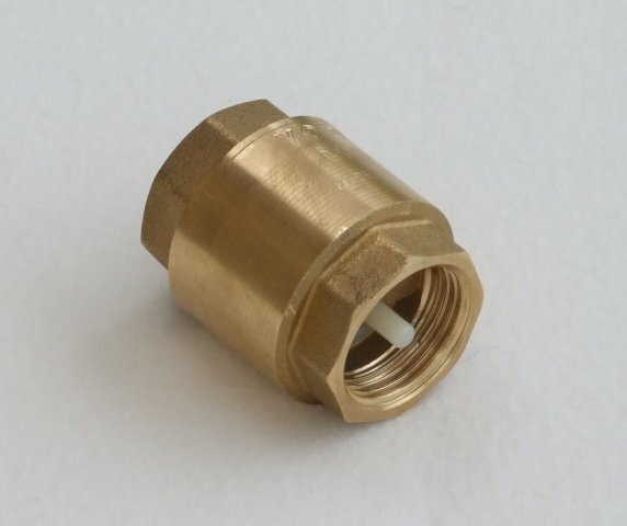 Rückschlagventil inline 2 mal 1 ' Innengewinde