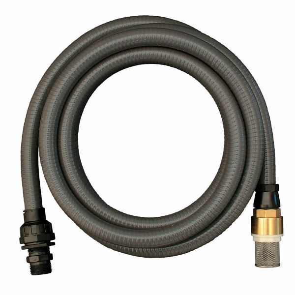 Pumpen-Saugset Aspir-Flex-Plus (Messingfilter) 7m PVC-Spiralschlauch, 1' AG