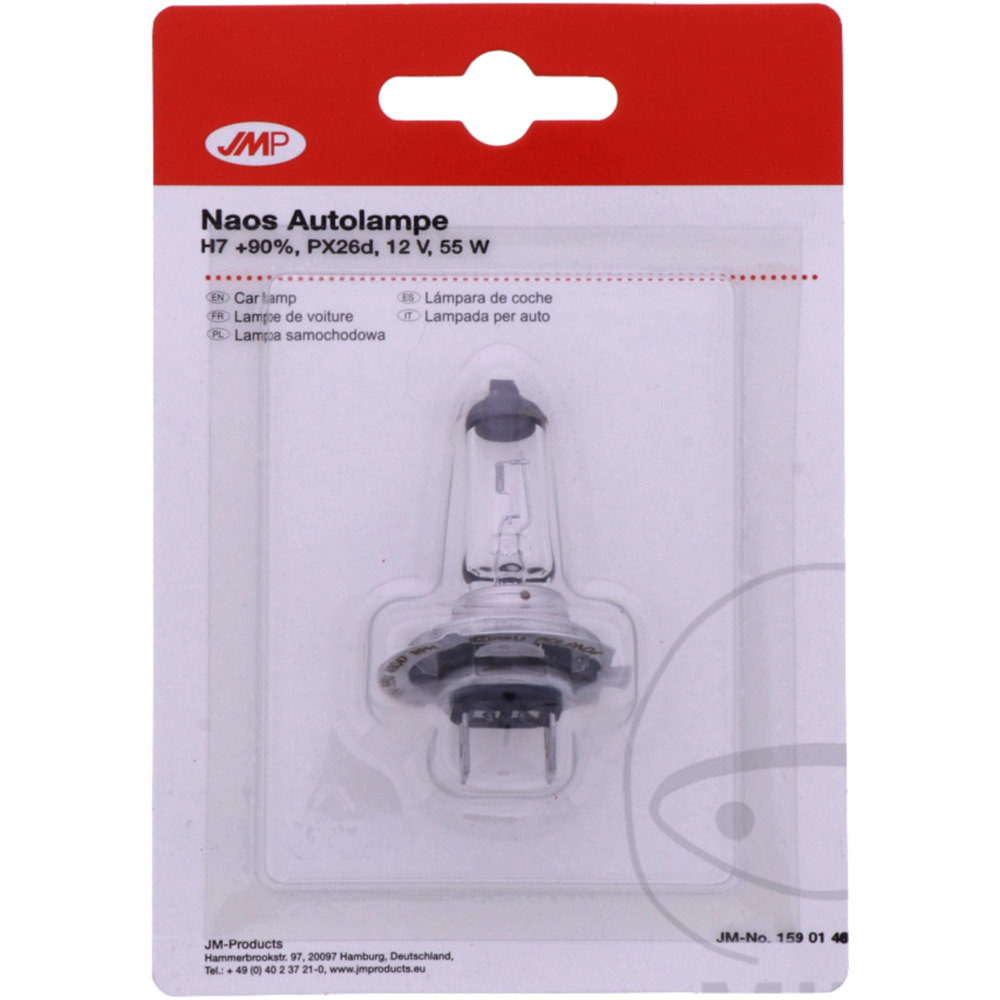 Jmp 40 43981 25587 4 glühbirne lampe 12v55w h7+90%