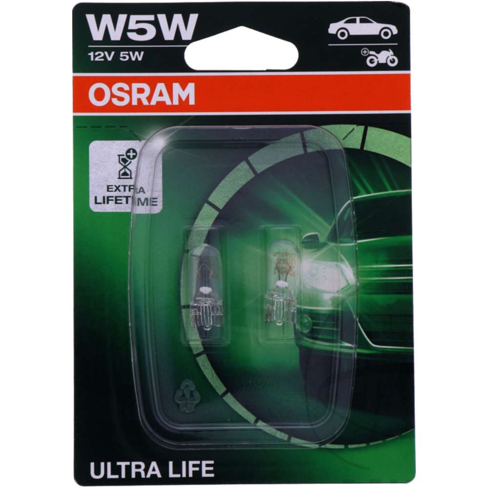 Osram 2825ult-02b lampe 12v5w w2.1x9.5d 2825ult02b