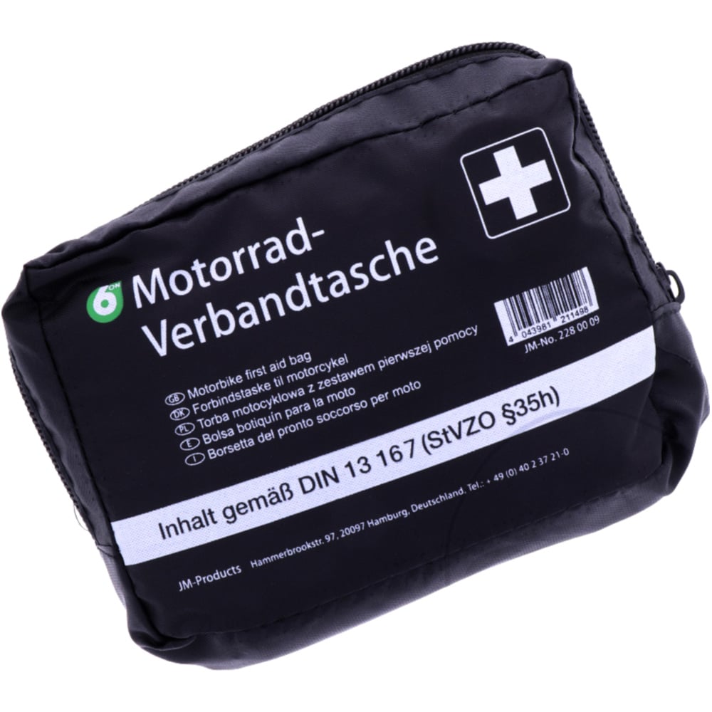 6-on first aid bag motorc verbandtasche din13167
