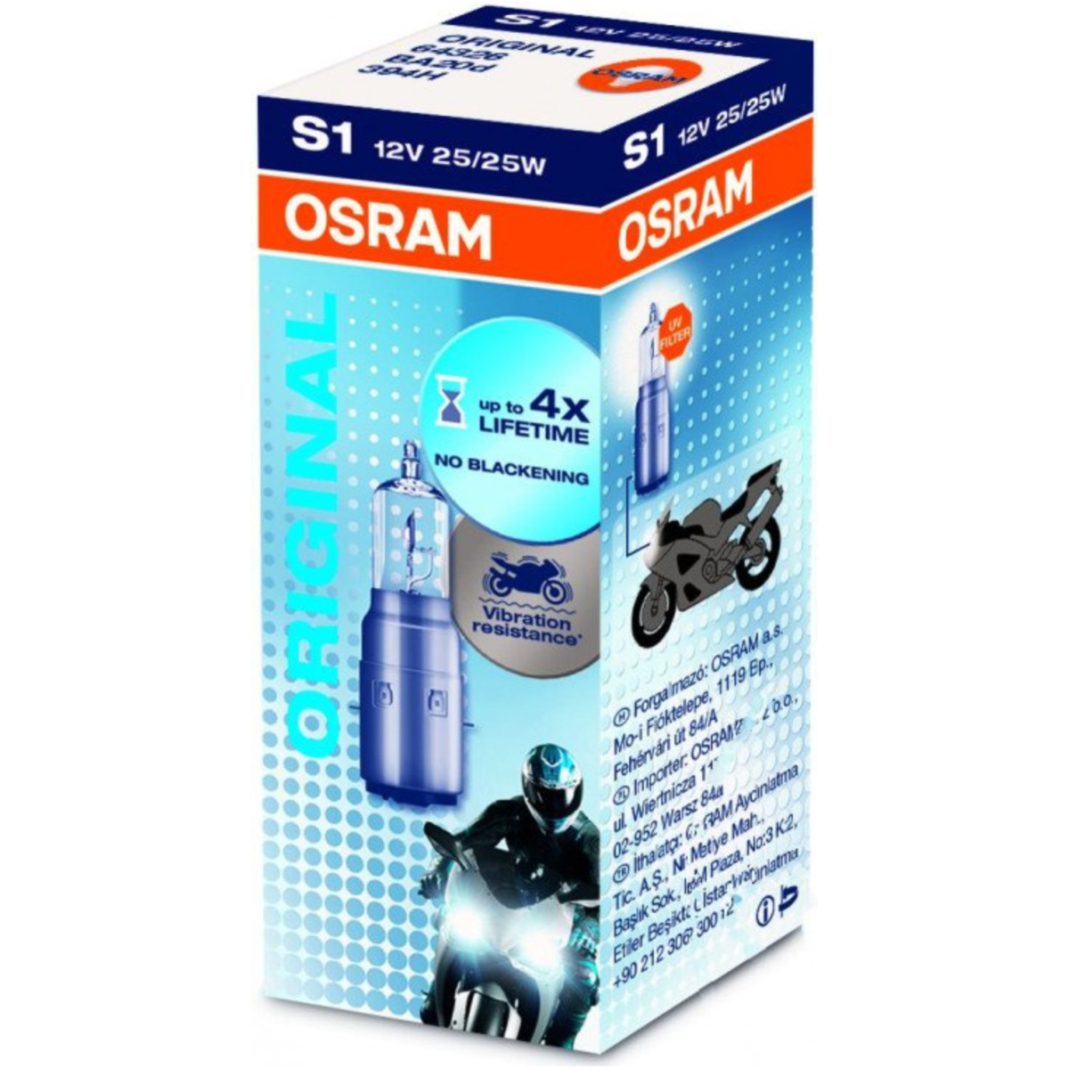 Osram 4052899157774 lampe s1 12v 25/25w
