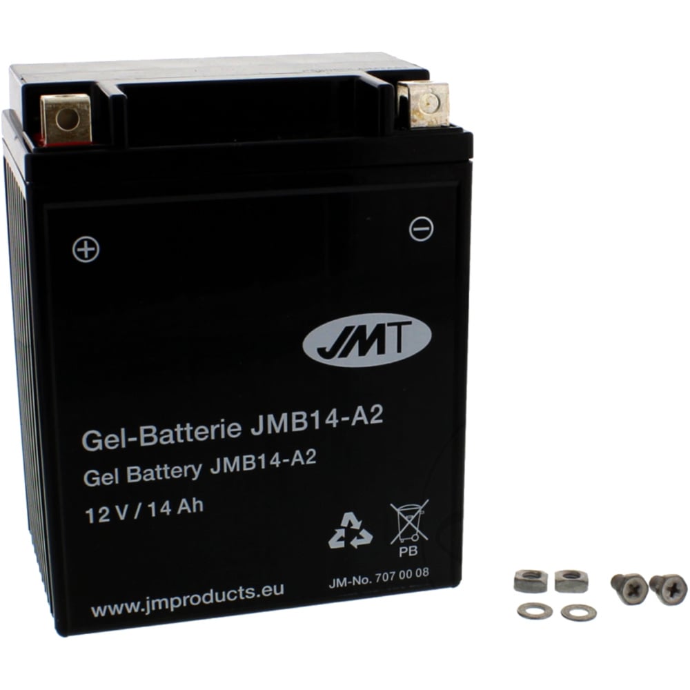 Jmt jmb14-a2 gel motorradbatterie yb14-a2 gel 
