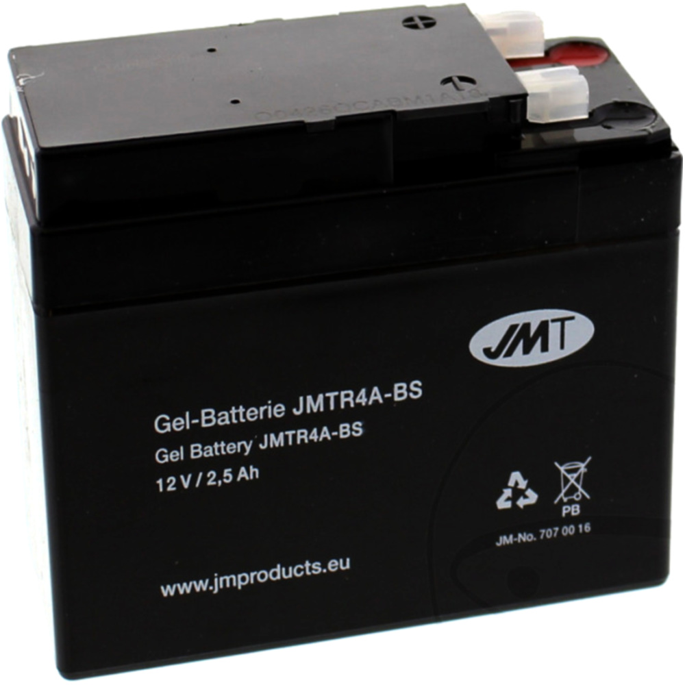 Jmt jmtr4a-bs gel motorradbatterie ytr4a-bs gel
