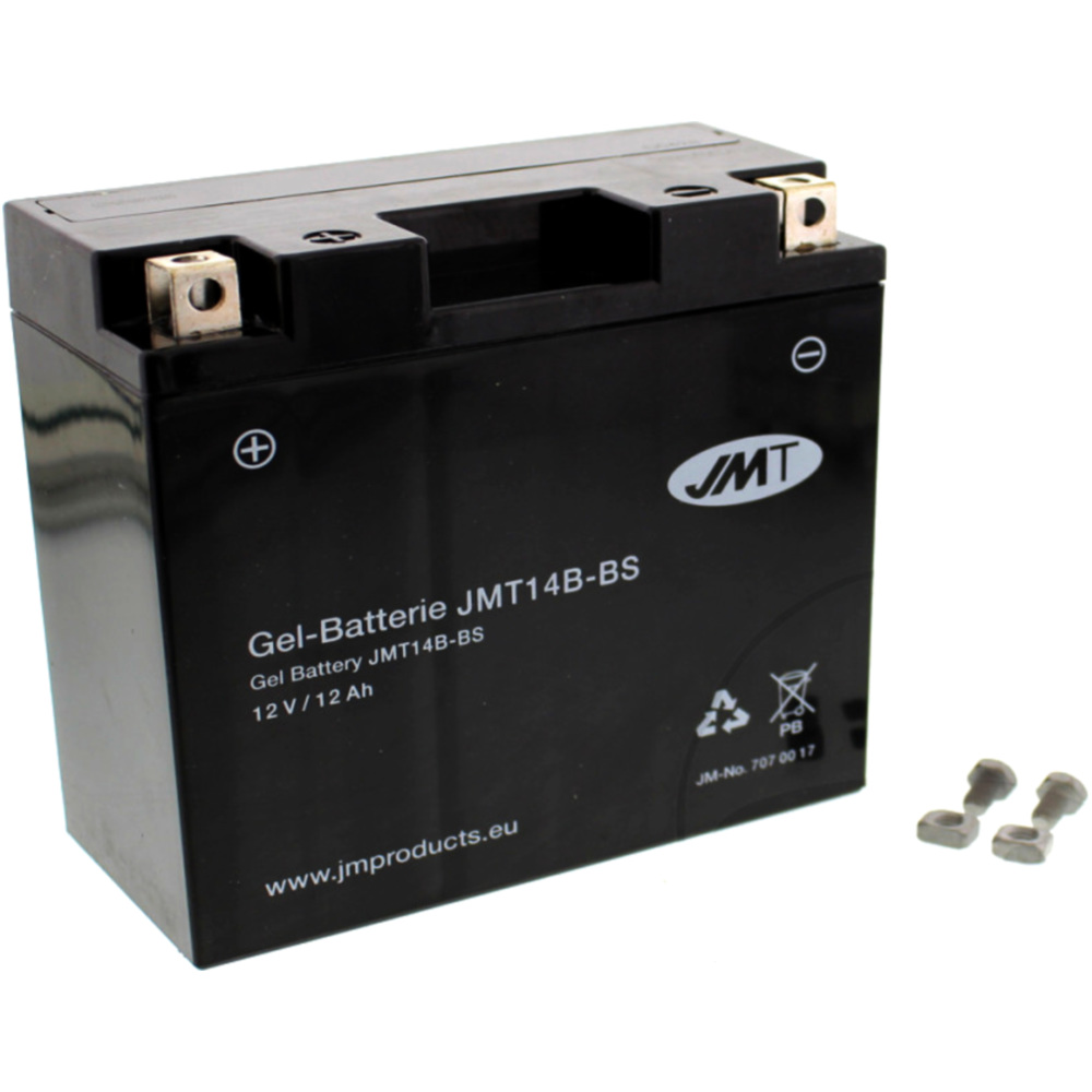 Jmt jmt14b-bs gel motorradbatterie yt14b-bs gel