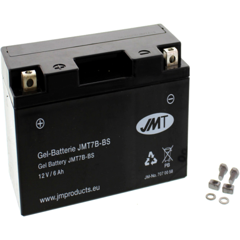 Jmt jmt7b-bs gel motorradbatterie yt7b-bs gel 