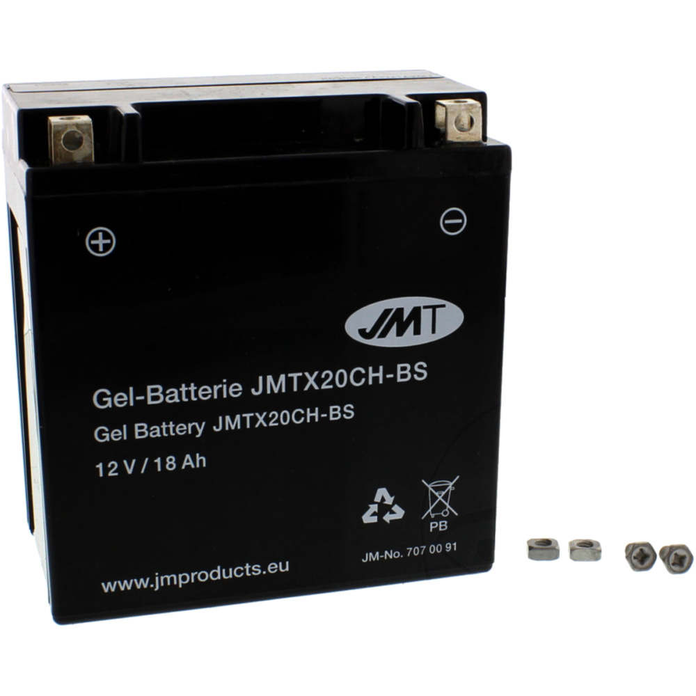 Jmt jmtx20ch-bs gel motorradbatterie ytx20ch-bs gel 
